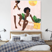 Sunlit Queens Leinwanddruck (Insitu (Schlafzimmer))