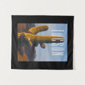 Sunlit Saguaro Tucson Scene Wandteppich (Vorderseite (Horizontal))