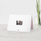 Sunlit Sakura Blume gegen den wolkigen Himmel Karte (Rückseite)