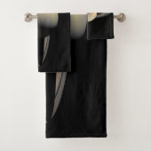 Sunlit Saturn Gas Giant Planet von Cassini Badhandtuch Set (Insitu)