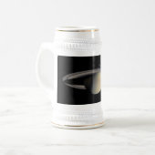 Sunlit Saturn Gas Giant Planet von Cassini Bierglas (Vorderseite Links)