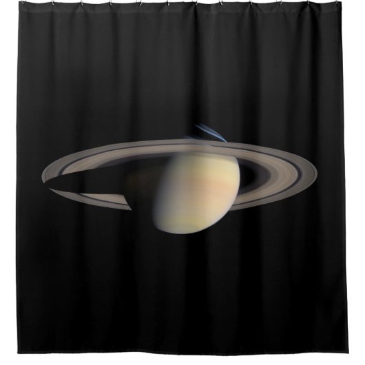 Sunlit Saturn Gas Giant Planet von Cassini Duschvorhang (Vorderseite)