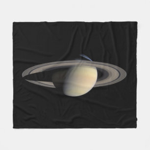 Sunlit Saturn Gas Giant Planet von Cassini Fleecedecke