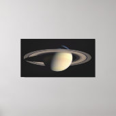 Sunlit Saturn Gas Giant Planet von Cassini Leinwanddruck (Vorderseite)
