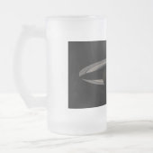 Sunlit Saturn Gas Giant Planet von Cassini Mattglas Bierglas (Links)