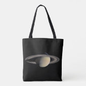 Sunlit Saturn Gas Giant Planet von Cassini Tasche (Rückseite)