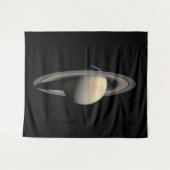 Sunlit Saturn Gas Giant Planet von Cassini Wandteppich (Vorderseite (Horizontal))