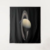 Sunlit Saturn Gas Giant Planet von Cassini Wandteppich (Vorderseite)
