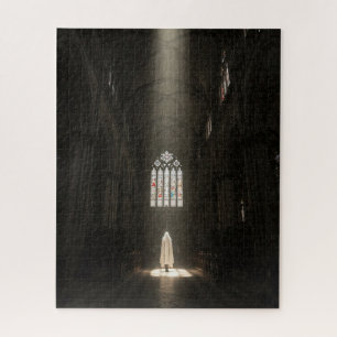 Sunlit sein in der alten geheimnisvollen Kathedral Puzzle