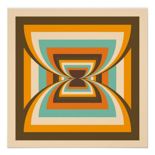 "Sunlit Serenity - Yellow Wall Art" Poster (Vorderseite)