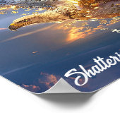 Sunlit Soaring Adlerpuzzle Poster (Ecke)