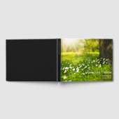 Sunlit Spring Meadow Beerdigung Beileid Gästebuch (Voll)
