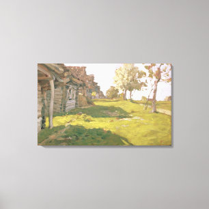 Sunlit Tag. Ein kleines Dorf, 1898 Leinwanddruck