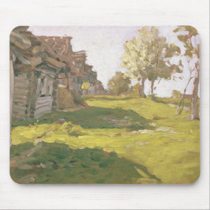 Sunlit Tag. Ein kleines Dorf, 1898 Mousepad