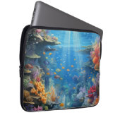 Sunlit Tropical Underwater Coral Reef Laptopschutzhülle (Vorne Rechts)