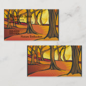 Sunlit WaldSet Visitenkarte (Vorne/Hinten)