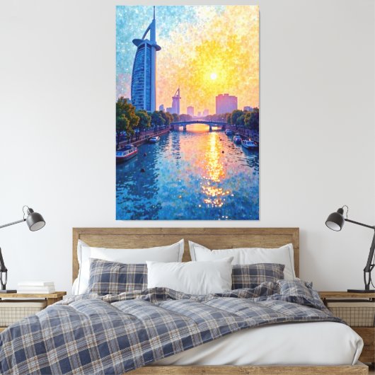 Sunlit Waters Leinwanddruck (Insitu (Schlafzimmer))