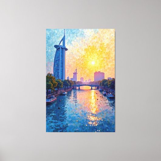 Sunlit Waters Leinwanddruck (Vorderseite)