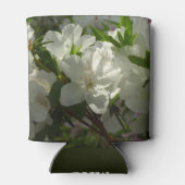 Sunlit White Azaleas Schöne Frühlingsblumen Dosenkühler (Rückseite)