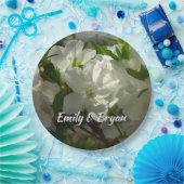 Sunlit White Azaleas Schöne Frühlingsblumen Pappteller (Party)