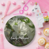 Sunlit White Azaleas Schöne Frühlingsblumen Pappteller (Party)