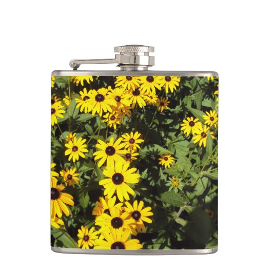 Sunlit Wiese Flachmann (Vorderseite)