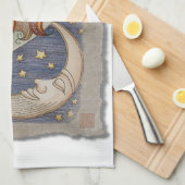 Sunmond u. -sterne geschirrtuch (Viertel Falte)