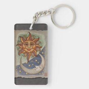 Sunmond u. -sterne schlüsselanhänger