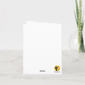 Sunn Liion Grußkarte Karte (Rückseite)