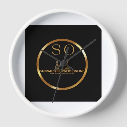 Sunnahfolwers Online Wall Clock Uhr (Vorderseite)