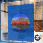 Sunndalsøra Fensteraufkleber (Café-Fenster)