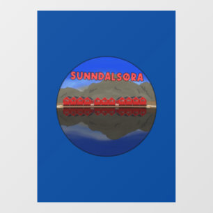 Sunndalsøra Fensteraufkleber