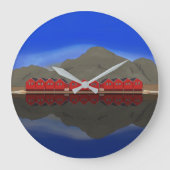 Sunndalsøra Große Wanduhr (Vorderseite)