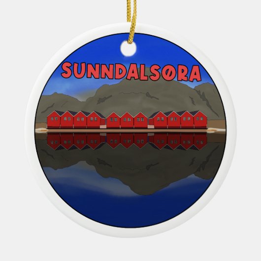 Sunndalsøra Keramik Ornament (Vorne)