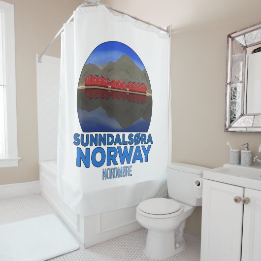 Sunndalsøra Nordmøre Norwegen Duschvorhang (Beispiel)