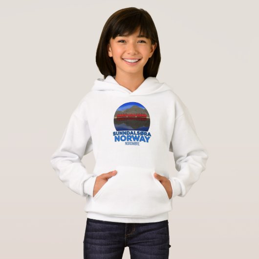 Sunndalsøra Nordmøre Norwegen Hoodie (Vorne ganz)