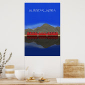 Sunndalsøra Nordmøre Norwegen Poster (Küche)