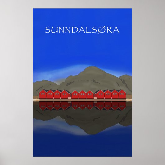 Sunndalsøra Nordmøre Norwegen Poster (Vorne)