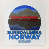 Sunndalsøra Nordmøre Norwegen Puzzle (Vertikal)