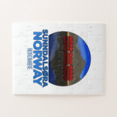 Sunndalsøra Nordmøre Norwegen Puzzle (Horizontal)