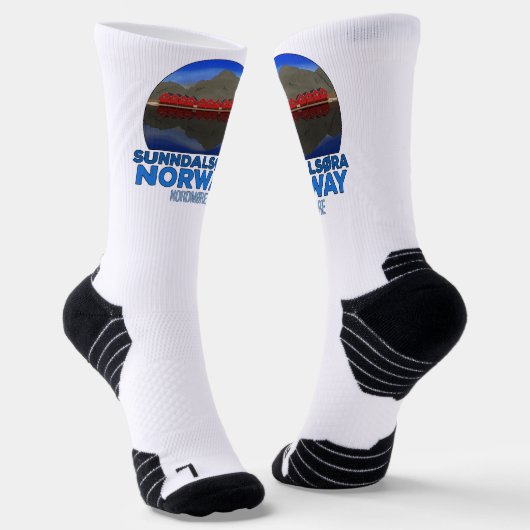 Sunndalsøra Nordmøre Norwegen Socken (Gewinkelt)