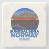 Sunndalsøra Nordmøre Norwegen Steinuntersetzer (Vorderseite)