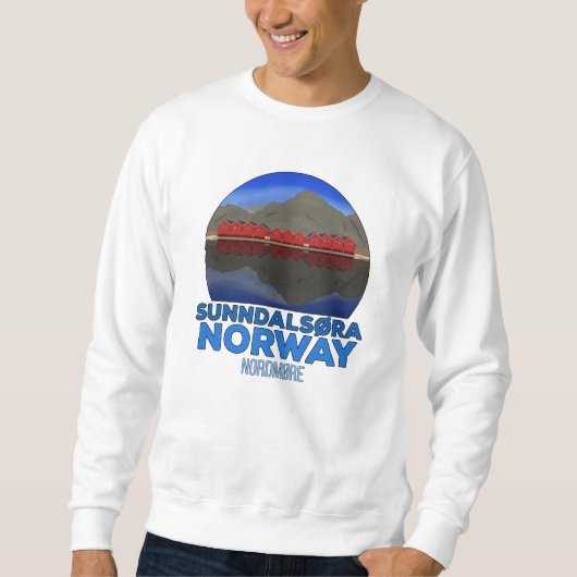 Sunndalsøra Nordmøre Norwegen Sweatshirt (Vorderseite)