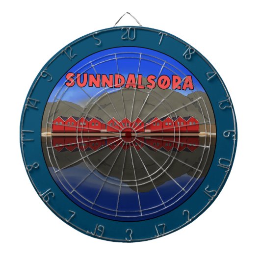 Sunndalsøra Norway Dartscheibe (vorne)