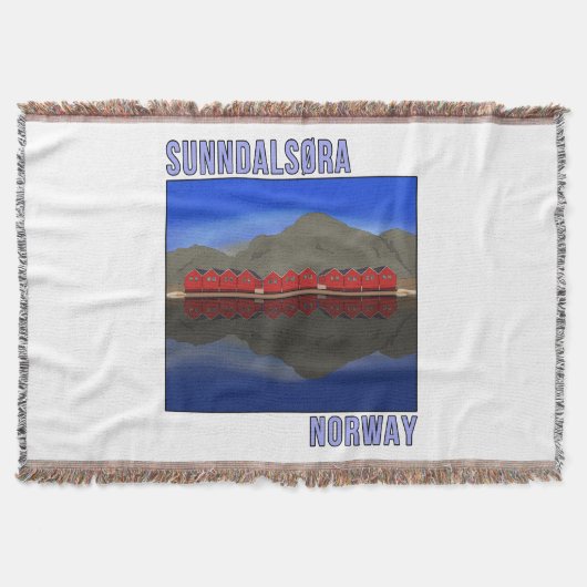 Sunndalsora Norway Scandinavian Decke (Vorderseite)