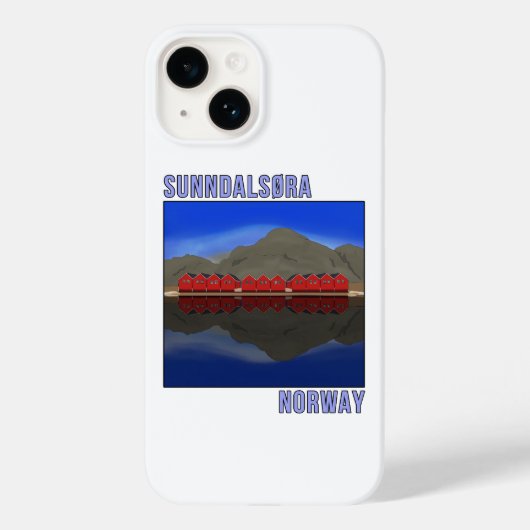 Sunndalsora Norwegen Skandinavien Case-Mate iPhone Hülle (Rückseite)