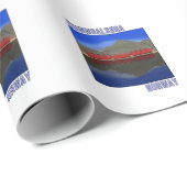 Sunndalsora Norwegen Skandinavien Geschenkpapier (Rolleneckpunkt)