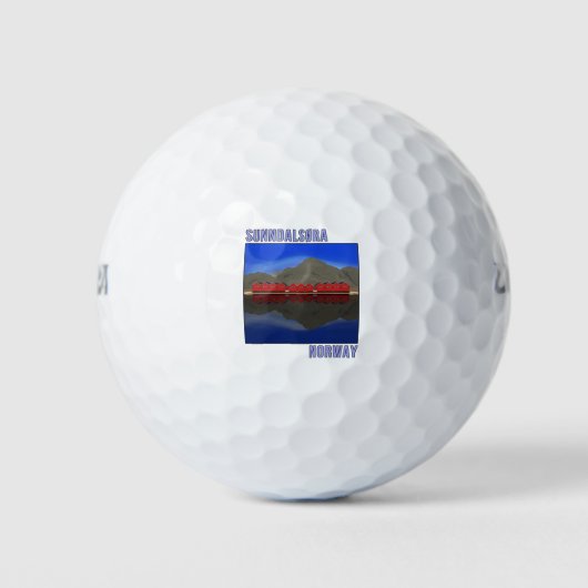 Sunndalsora Norwegen Skandinavien Golfball (Vorderseite)