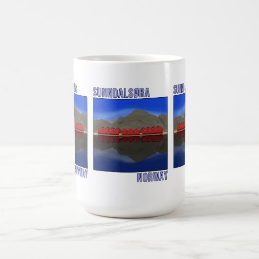Sunndalsora Norwegen Skandinavien Kaffeetasse (Mittel)