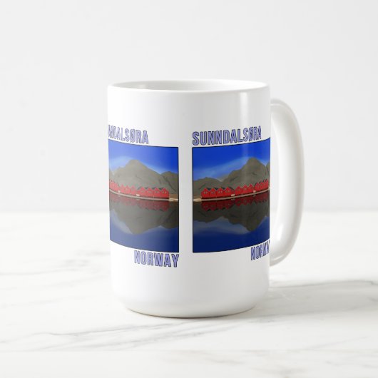 Sunndalsora Norwegen Skandinavien Kaffeetasse (VorderseiteRechts)